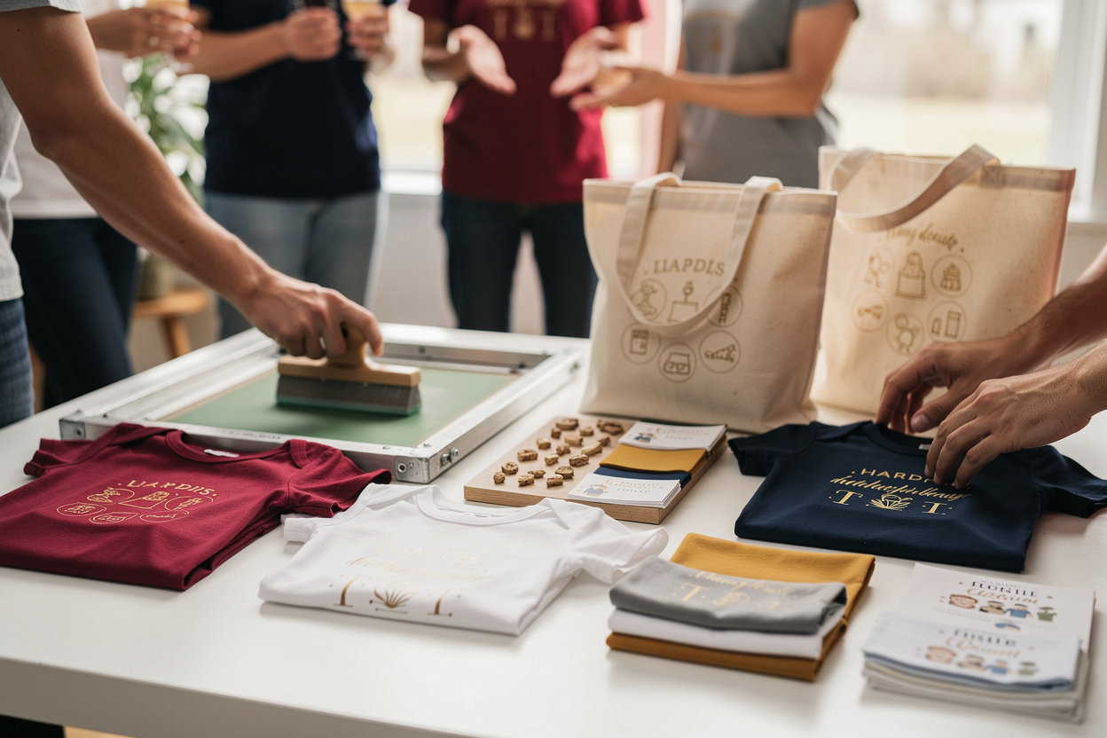 Southern Stamped Customs custom apparel and merchandise for events - interactive design bars and personalized products